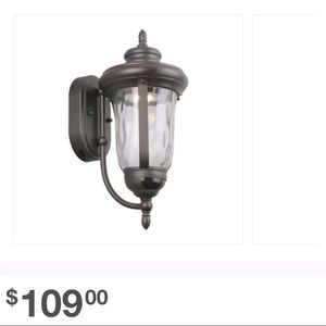 Aldwynne Bronze Motion Sensing LED Outdoor LED Wall Lantern Sconce.